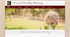 Desktop Screenshot of monarchweddingplanning.com